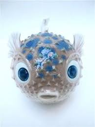 little lladro puffer fish น าร ก ด นป น polymer clay ปลา