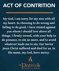 How to make a good confession five steps for a good confession 1. Confession Guide For Adults St Patrick Catholic Parish