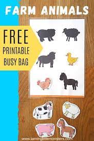 Free Farm Animal Matching Game For Kids Farm Animals Preschool Farm Animals Activities Animal Matching