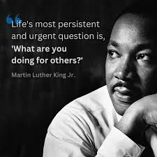 As we celebrate Dr. Martin Luther King, Jr. Day today and honor his  commitment to racial and economic equality and legacy of leadership and  service, I hope you will join us in
