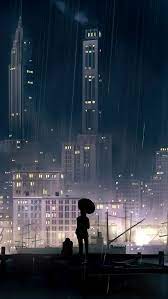 Rain Buildings Iphone 5s Wallpaper Welcome To Download More Http Www Ilikewallpaper Net Iph Anime Scenery Wallpaper Rainy Wallpaper Iphone Anime Scenery