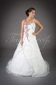 Kaufen sie eins bei persunshop.de. Brautkleid Tw0068b Mit Roten Stickereien