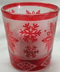 Yankee Candle Votive Holder Red Star Snowflake 2 Surprise Votives Christmas 886860579852 Ebay