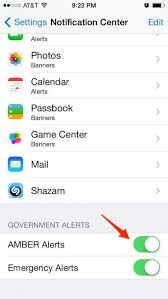 Tap on the toggle switch next to emergency alerts. How To Turn Off Disable Ios Amber Alerts Alvinalexander Com