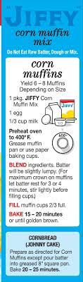 As long as it's an 8.5 ounce mix it should work. Kroger Jiffy Corn Muffin Mix 8 5 Oz