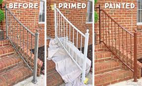 We have a powder finish that enables the railing to maintain its elegance for a long time. How To Repaint Metal Porch Railings Add Instant Curb Appeal
