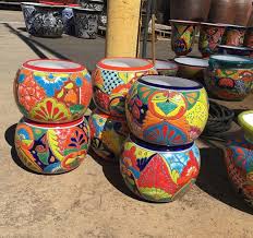 Maybe you would like to learn more about one of these? Hand Painted Talavera Pottery Has Been Well Known For Years In The Pottery Industry Imported From Mexico Mexican Pottery Decor Painted Planters Flower Pot Art