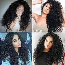 West kiss hair 100% virgin human hair wigs deep wave 180% density lace front wig with baby hair for black women with affordable price african american lace front wigs. Deep Wave Human Hair Weaves Search Lightinthebox