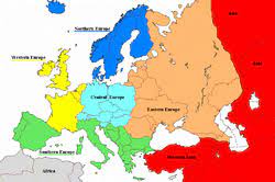 From ancient greek εὐρώπη (eurṓpē). Evropa Wiktionary