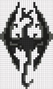 The Elder Scrolls V Skyrim Perler Bead Pattern Minecraft Beads