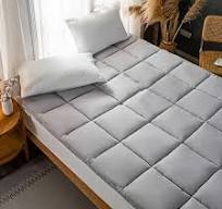 Quilted Mattress Topper Protector - Hypoallergenic Polyester Fill, Machine  Washable, Soft Breathable Bed Pad Cover, Fits 20.32-50.8 cm Mattresses - Tw