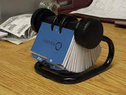 A rolodex is a rotating file device used to store business contact information. Rolodex Wikipedia
