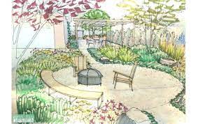 Drawntogarden Landscape Design Drawings Landscape Design Landscape Drawings