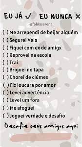 Separamos algumas perguntas que podem fazer os seus amigos se entregarem no jogo eu nunca, são perguntas leves, íntimas, pesadão +18 e engraçadas. Template Para Instagram Perguntas Para Whatsapp Quiz De Perguntas Engracadas Perguntas E Respostas Brincadeira