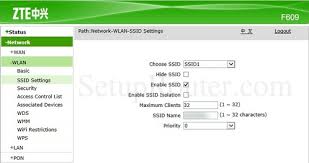 The default username for your zte zxhn f609 is admin. Setup Wifi On The Zte Zxhn F609
