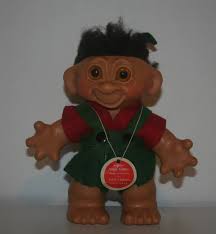 VINTAGE 1960'S DAM Thing Troll Large 8" Good Luck Mascot Thomas Dam Troll w  Tag $39.00