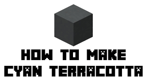 Terracotta can be found in badlands, or mesa, biomes. Minecraft Survival How To Make Cyan Terracotta Youtube