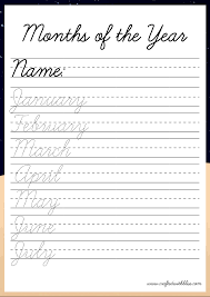 The writing worksheet wizard automatically makes handwriting practice worksheets for children. Cursive Tracing Worksheet Alphabet Cursive Printable Days Of Etsy In 2021 Cursive Writing Practice Sheets Cursive Handwriting Worksheets Cursive Practice