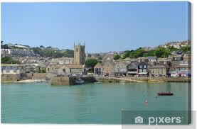 Im englischen cornwall versucht eine stadt, plastikfrei zu werden. Leinwandbild St Ives Hafen Cornwall England Uk Pixers Wir Leben Um Zu Verandern