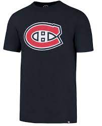 Browse majestic's canadiens store for the latest canadiens shirts, hats, hoodies and more gear men, women, and kids from majestic! Montreal Canadiens Logo T Shirt Navy Blue Hockey T Shirts Men