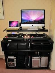 How To Create A Professional Dj Booth From Ikea Parts Dj Techtools Dj Booth Dj Equipment Dj Setup