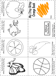 Orange Worksheets For Preschoolers Color Orange Book Preschool Colors Color Activities Coloring Books