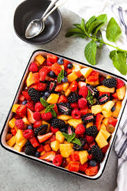 Tropical Summer Fruit Salad Recipe In 2020 Summer Salads With Fruit Homemade Strawberry Sauce Dessert Recipes Easy