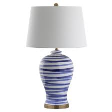 Jonathan Y Lighting Jyl3016 Table Lamp Blue White Lamp White Table Lamp