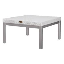 These coffee table legs are designed specifically for glass table tops. Russ Rattan Coffee Table With Aluminum Legs White Lagoon Target