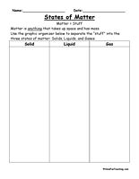 Matter Worksheets Have Fun Teaching Matter Worksheets States Of Matter Science Printables
