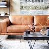 Leather pottery barn jake (wood base) or turner chaise sectional and sofa, and the west elm leather hamilton or haven loft chaise sectional and sofas. 3