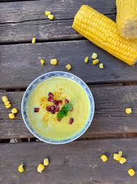 À la carte ab 11:30 uhr Sommerliche Mais Kurkuma Suppe Ayurveda Rezept Zum Nachkochen