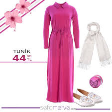 Sivri Yaka Uzun Tunik 3677 08 44 90 Tl Poliviskon Twill Sal 2007 17 14 90 Tl Ayakkabi Ince Topuk Babet 6yaz Islamic Dress Hijab Fashion Islamic Clothing