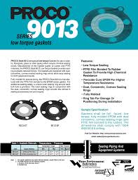 series low torque gaskets