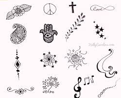 The pattern is very simple and small, just collaboration from some flower pattern. Simple Tattoo Designs Paper Novocom Top
