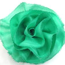See what customers have to say about their stunning flowers. Green Rose Silk Flower Brooch Hand Painted Sericum Designs