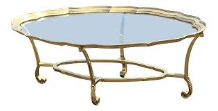 1980s Hollywood Regency Labarge Brass Scalloped Edge Coffee Table In 2020 Coffee Table Prices Coffee Table Hollywood Regency