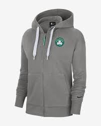 Nba boston celtics girl's lightweight grey hoodie xs, medium, large xl. Boston Celtics Essential Women S Nike Nba Full Zip Hoodie Nike Com