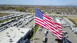 Big american flag with pole. Giant American Flag Flap Flutters On Business Owner Rallies Wcti
