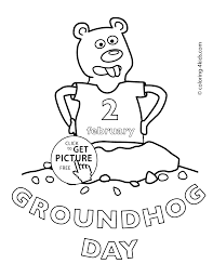 Help your kids celebrate by printing these free coloring pages, which they can give to siblings, classmates, family members, and other important people in their lives. Happy Groundhog Day Coloring Pages For Kids 2 February Printable Coloring Home