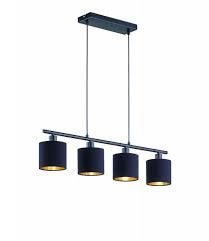 This flush mount ceiling light includes 3 x 40w incandescent bulbs (sold separately) in its glass cover. Tommy Roof Pendant 4xe14 M Black Gold Ceiling Lamps Trio Lighting Lightshop Com