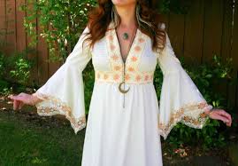 Vintage 70s Hippie Flower Child Bohemian Wedding Maxi Dress Etsy Maxi Dress Wedding Boho Fashion Hippie Festival Dress