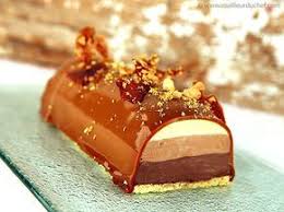 Buche De Noel Aux 3 Chocolats Recette Buche De Noel 3 Chocolats Recette Dessert Noel Chocolat