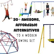 To find out more about them click on the link to take you to the full review. The Best Metal Swing Sets And Other Alternatives To Wooden Swing Sets Lalymom