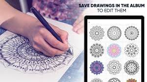 Mandala Art Drawing Colorful Mandala Creator For Android Apk Download Start drawing a mandala by drawing circles. mandala art drawing colorful mandala