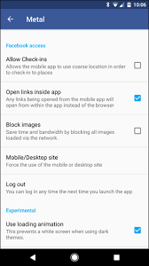 While you can share to facebook, copy and save links, or open them in an external browser you can revoke the default by going to your device settings, switch to more, application manager, select the default app you picked, and under. Forget The Facebook App Use The Mobile Site For A Less Annoying Experience
