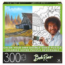 Free delivery and returns on ebay plus items for plus members. 300 Piece Color Your Own Bob Ross Puzzle Walmart Com Walmart Com