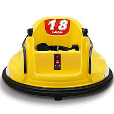 Kidzone's bumper car ride is built to last. Kidzone Race 18 81 Kids Ride On Bumper Car 6v Electric Remote Control 360 Degree Spinning Toy Astm Certified Yellow In Dubai Uae Whizz Ride On Toys
