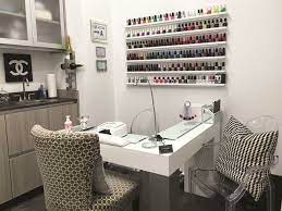 Salon Suite Design At Cosmic Nails Home Nail Salon Salon Suite Nail Salon