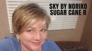 SKY BY NORIKO IN SUGAR CANE R WIG REVIEW AND RENE OF PARIS BLONDE  COMPARISONS